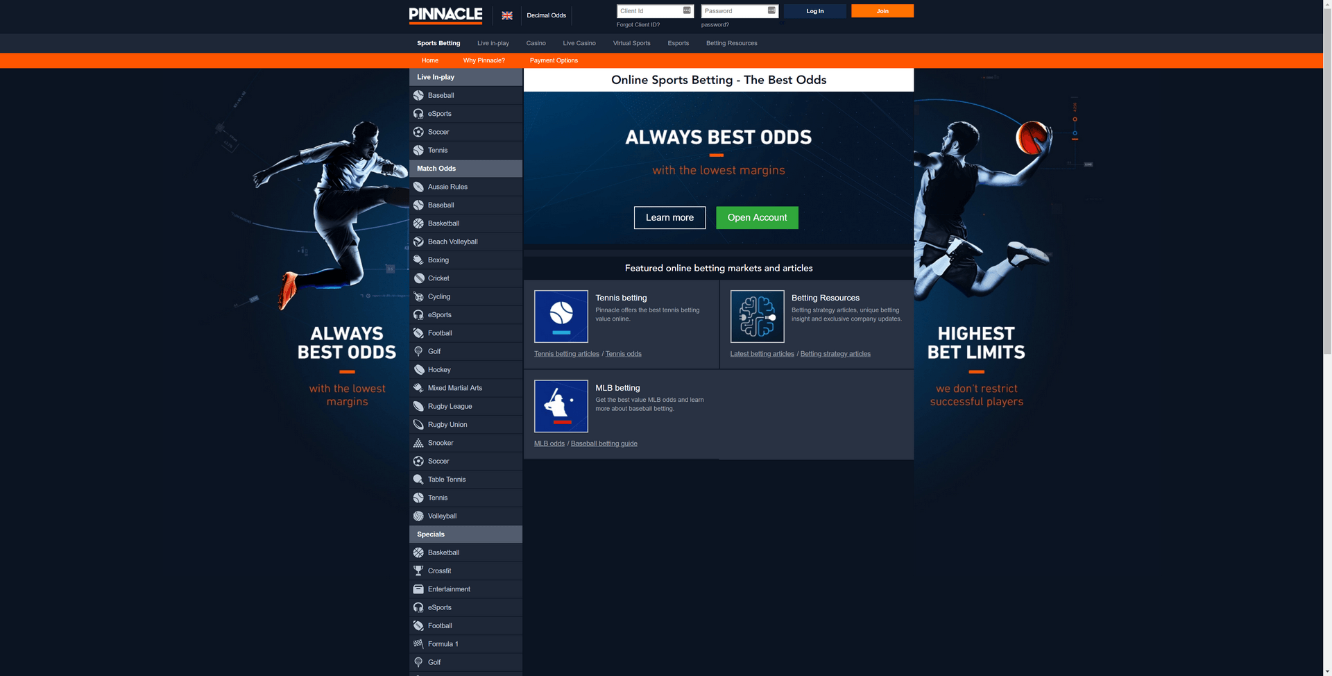 Pinnacle Screenshot