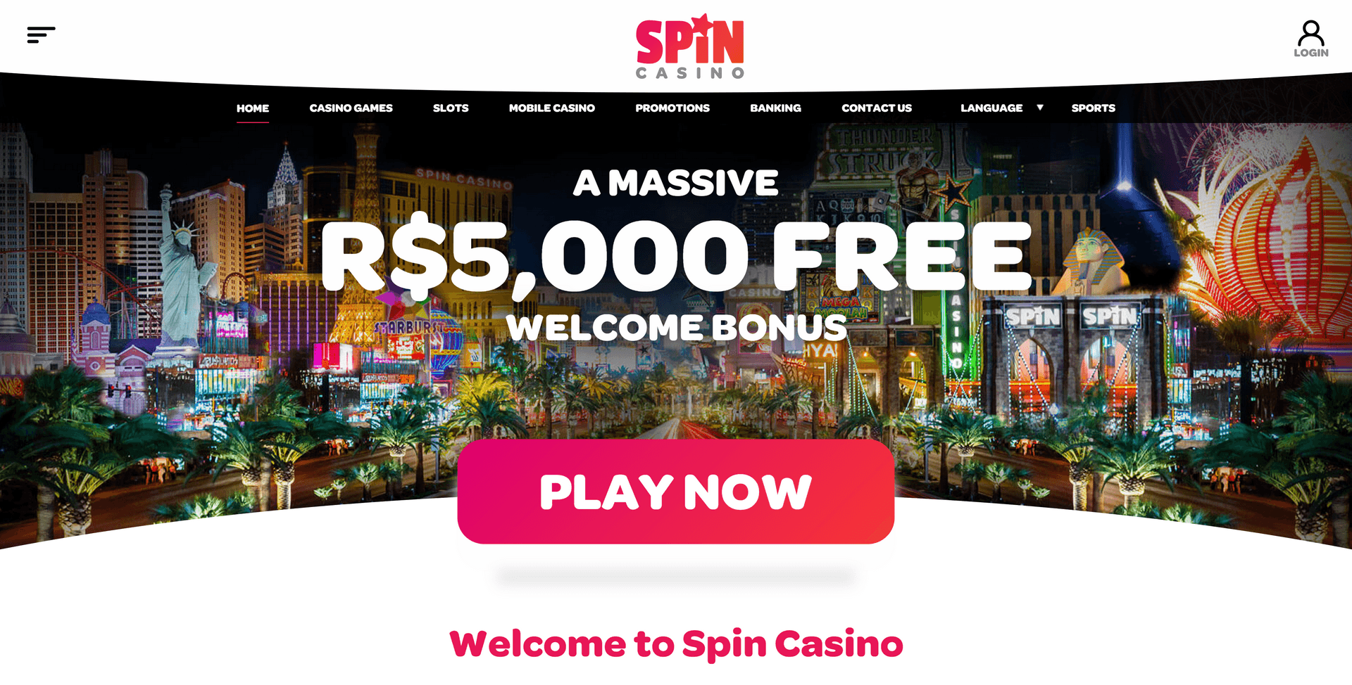 Spin Casino Screenshot