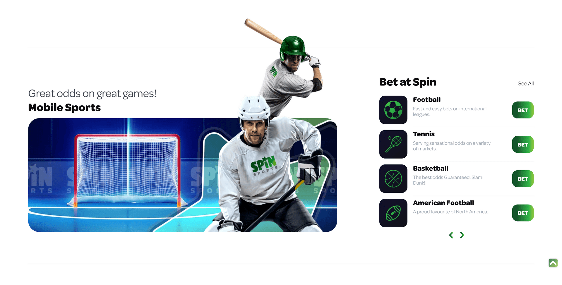 Spin Sports Screenshot