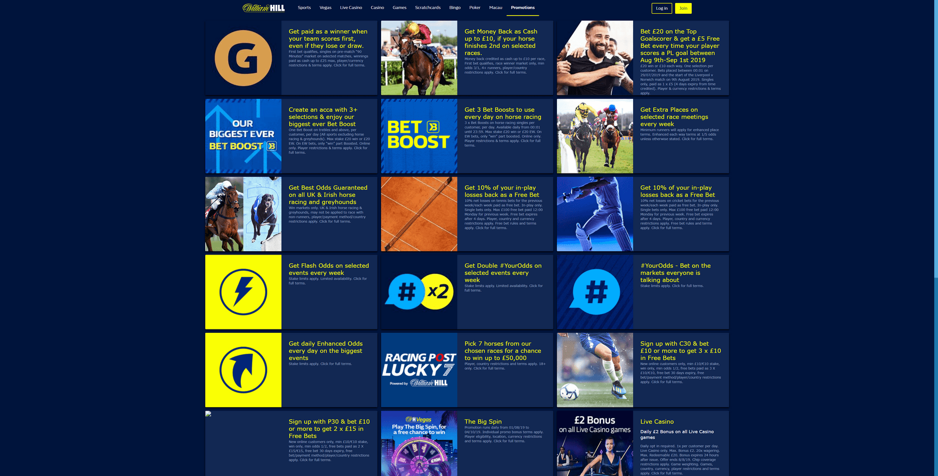 William Hill Screenshot